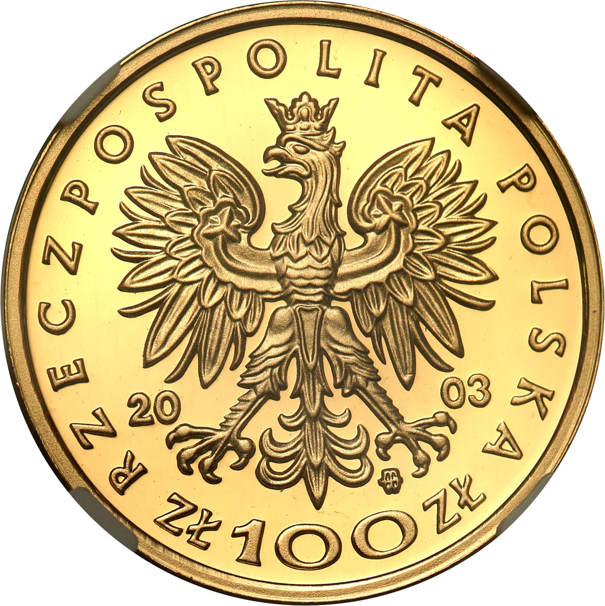 III RP. 100 złotych 2003 Stanisław Leszczyński NGC PF69 ULTRA CAMEO (2 MAX)